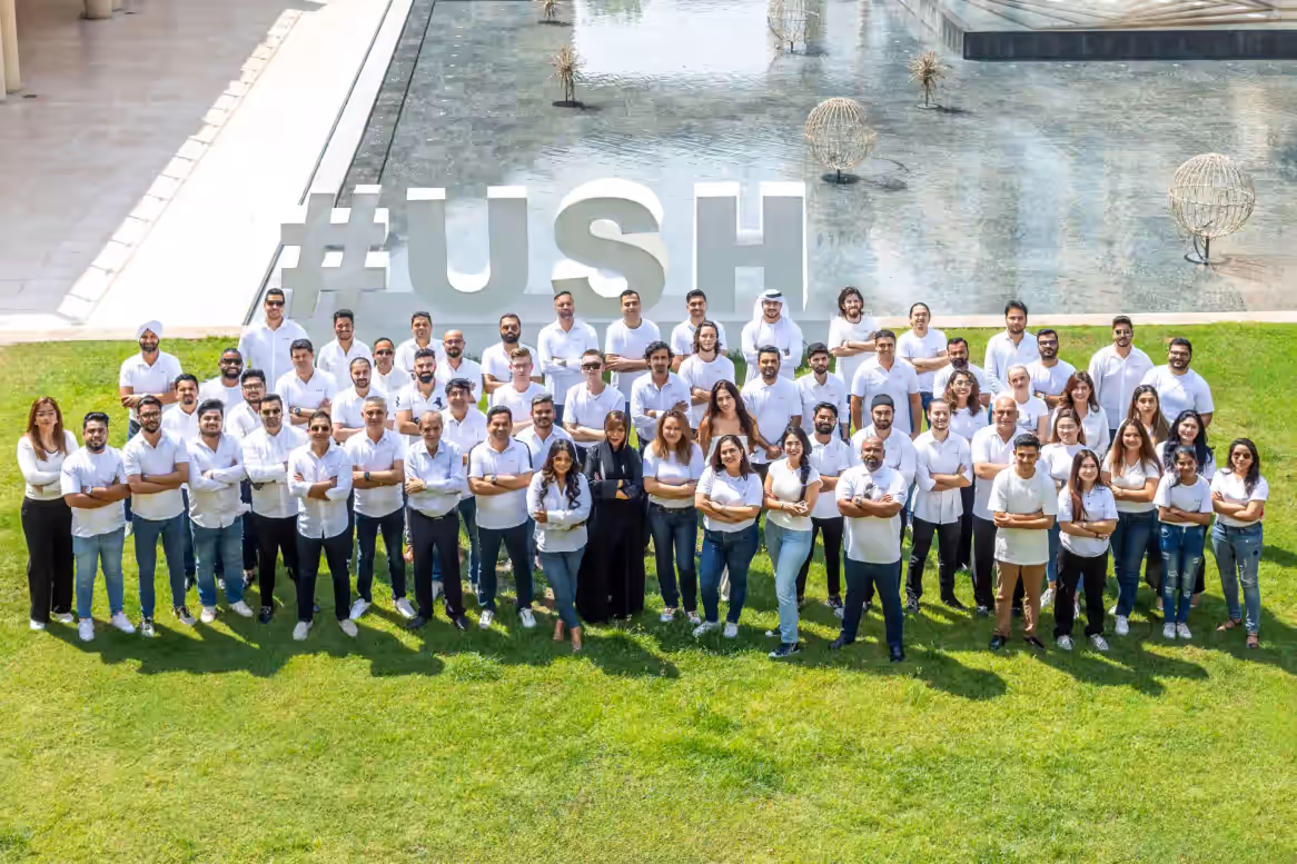 USH Real Estate team — Dubai property consultants at work